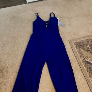 NWT blue jumpsuit